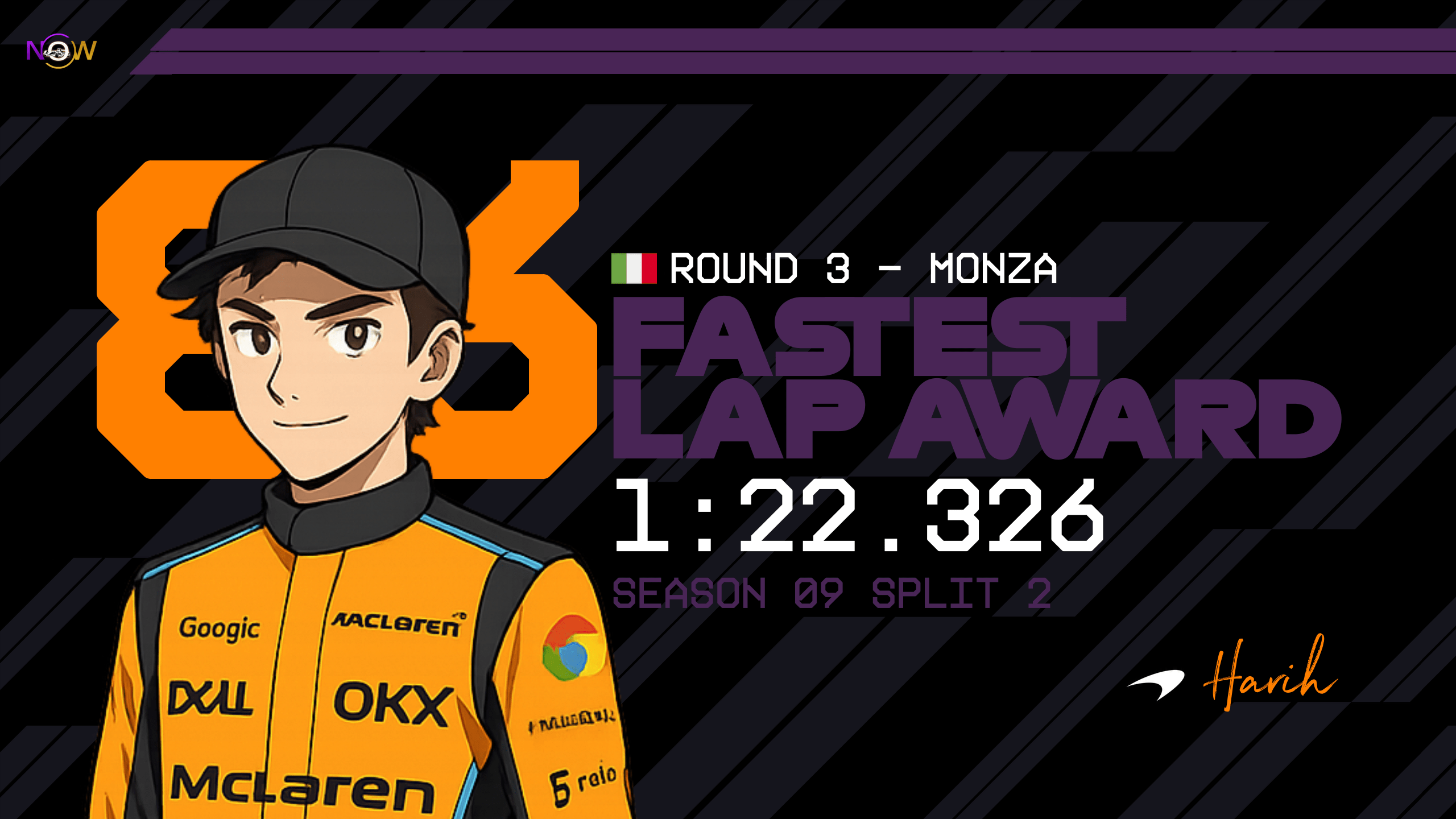 now-racing_season09split2_03_italy_race_3_fastest lap award